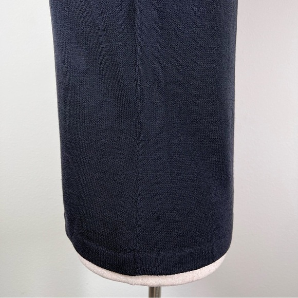 St John Collection Santana Knit Tank Top Size Small Wool Blend Black Basics Chic - Picture 8 of 16